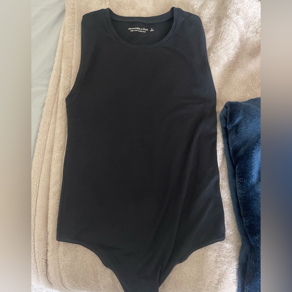 Black abercrombie bodysuit size small